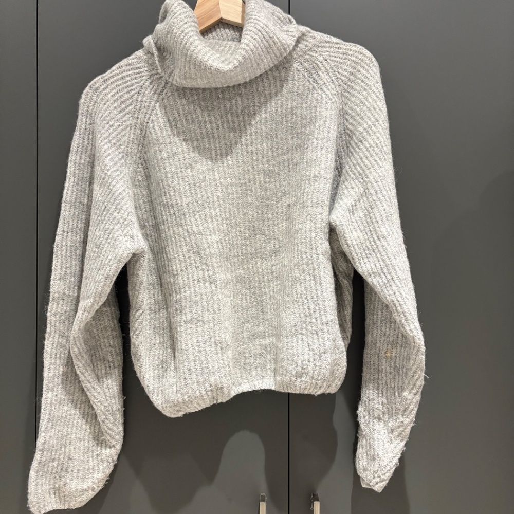 Subdued Raglan Wool Turtleneck - Picture 2 of 3